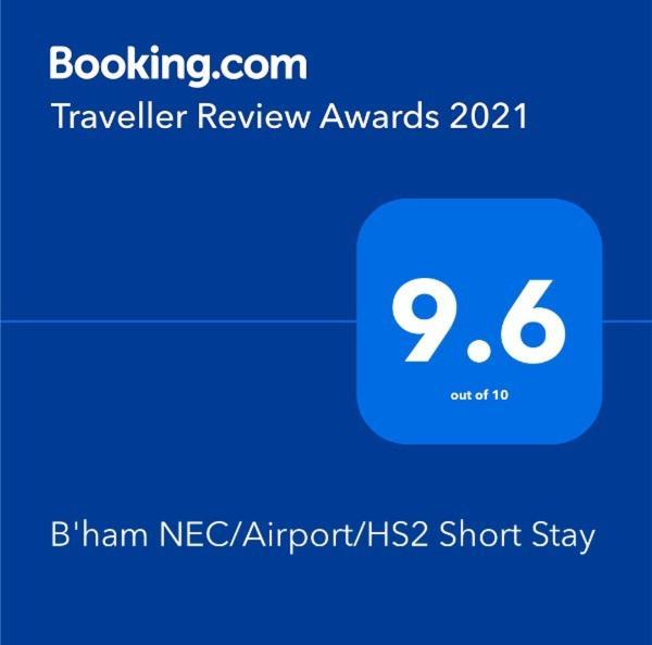 B'Ham Nec/Airport/Hs2 Short Stay Birmingham Exterior photo